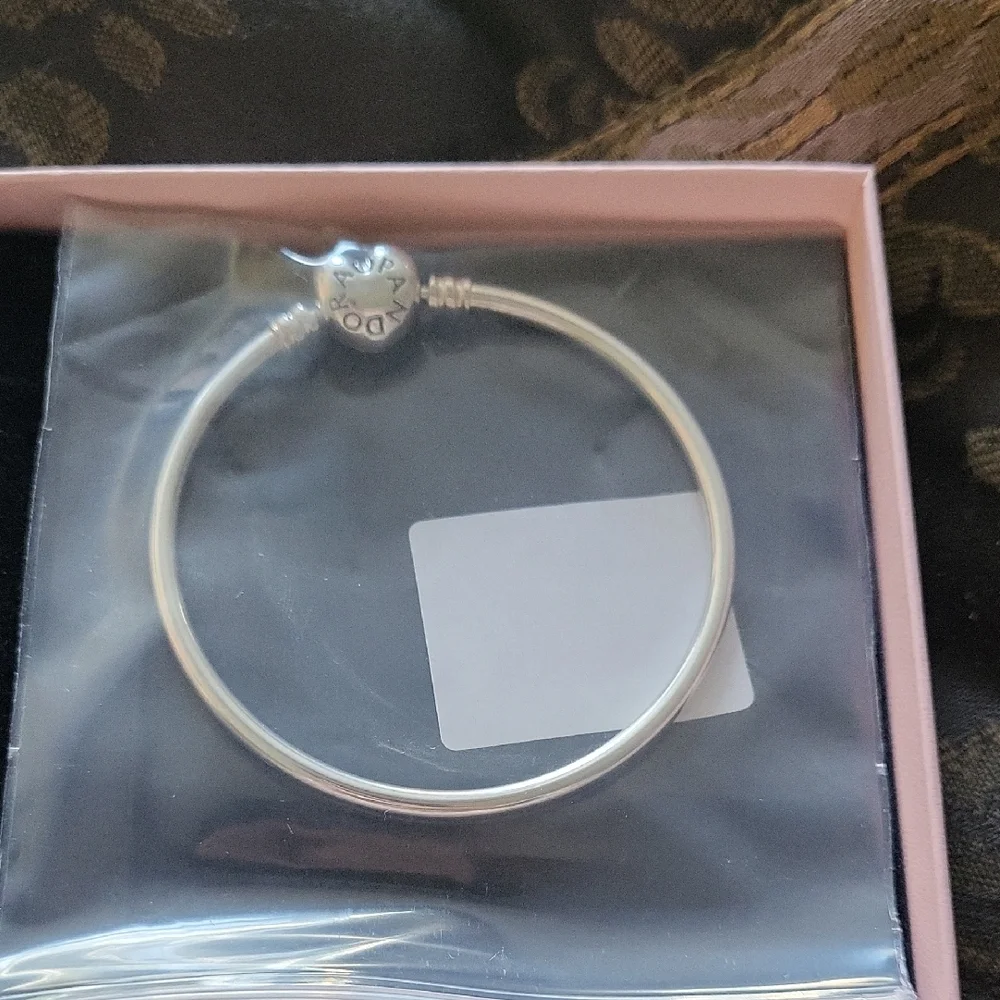 Pandora Silver Bracelet Heart Silver - Picture 1 of 7